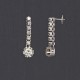 Pendants d'oreilles diamants