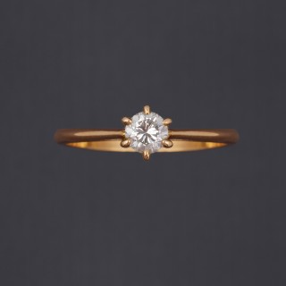 Bague solitaire diamant