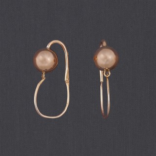 Boucles d'oreille boules or