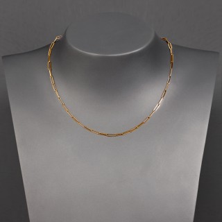 Collier chaine mailles longues