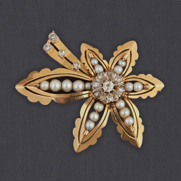 Broche fleur