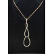 Collier pendentif 3 gouttes