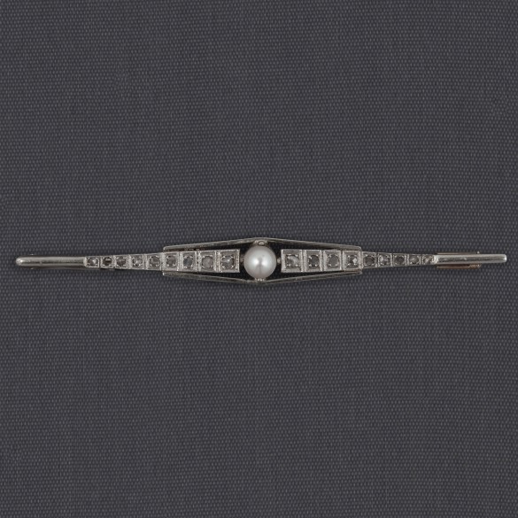 Barrette perle de culture
