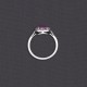 Bague saphir rose