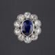 Bague Marguerite Saphir