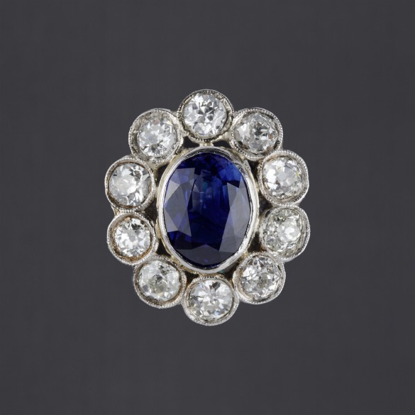 Bague Marguerite Saphir