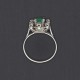 Bague émeraude carrée