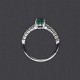Bague émeraude et diamants