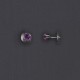 Boucles d'oreilles or et tourmaline